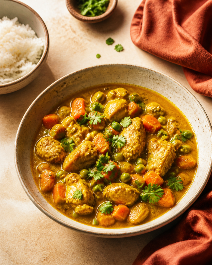 Easy Chicken Curry with Vegetables
